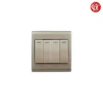 NT Blu-ray Primo Golden 4-gang electrical wall switch