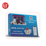 চোর ধরার স্মার্ট সিকিউরিটি ডিভাইসের প্রচারণামূলক পোস্টার। ডিভাইসটি চোর প্রবেশ করলে উচ্চ শব্দে অ্যালার্ম বাজায় এবং ব্যবহারকারীর মোবাইলে কল পাঠায়। পোস্টারে মোবাইল কন্ট্রোল, ব্যাটারি ব্যাকআপ, সেন্সর ডিটেকশন এবং ১ বছরের ওয়ারেন্টির সুবিধা উল্লেখ করা হয়েছে। নিচে ব্র্যান্ড নাম: Good Luck Thai BD।