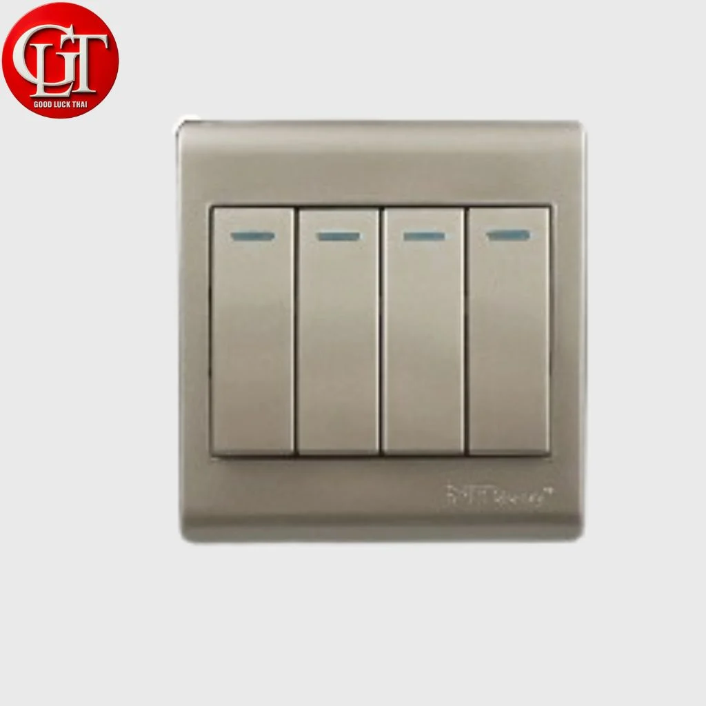 ০১৭১১৭৪৪০৫০ ০১৭২৮৯৮৩৮৫১ (1)uyui NT Blu-ray Primo Golden 4-gang electrical wall switch - Image 1