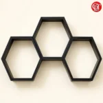 Hexagon Wood Wall Shelf (Flower Rack) - Image 2