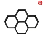 Hexagon Wood Wall Shelf - Image 3