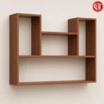 Modern wooden wall mount bookcase / Wall shelf