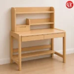 Study Desk with Shelf and Drawers